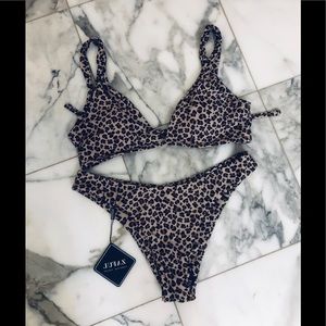 NWT ZAFUL Leopard print bikini